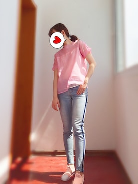 「Chesty（チェスティー）のアイテム（トップス）」を使った、禾绿蒂さん（レディース・168cm）の秋コーディネート