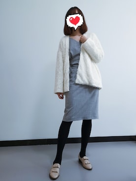 「AMBIENT（アンビエント）のアイテム」を使った、禾绿蒂さん（レディース・168cm）の秋コーディネート