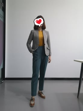 「milady（ミレディ）のアイテム」を使った、禾绿蒂さん（レディース・168cm）の秋コーディネート