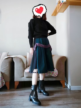 禾绿蒂さん(レディース・168cm)の秋コーディネート