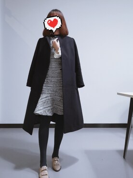 「Mystrada（マイストラーダ）のアイテム（その他アウター）」を使った、禾绿蒂さん（レディース・168cm）の秋コーディネート