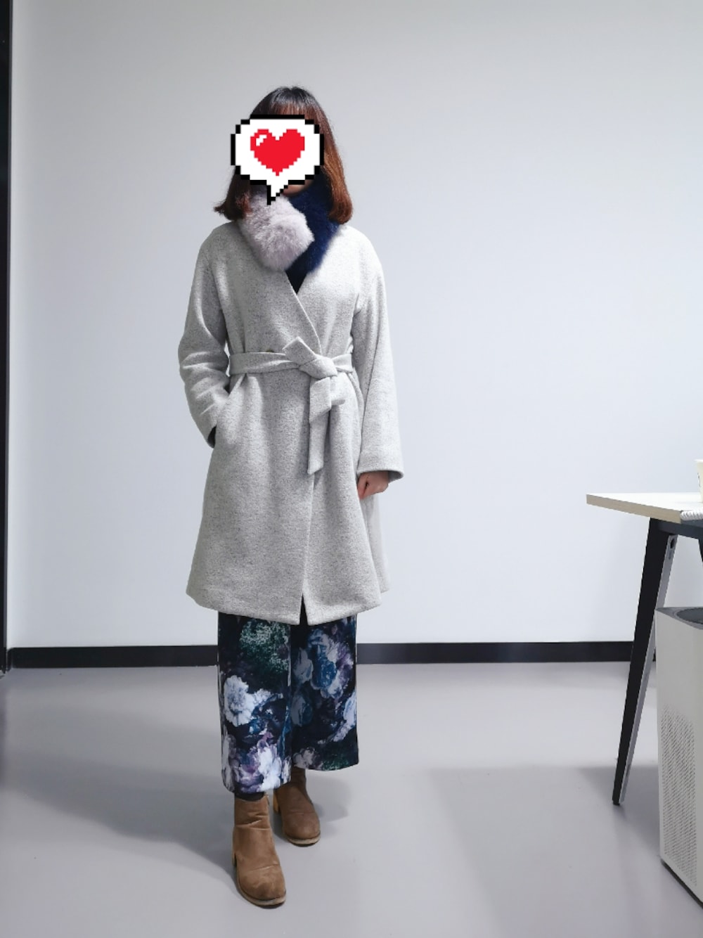 SLOBE IENA（スローブイエナ）の「ブークレーWノーカラーコート 