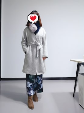 禾绿蒂さん（レディース・168cm）の冬コーディネート