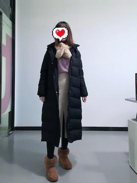 禾绿蒂さん(レディース・168cm)の冬コーディネート