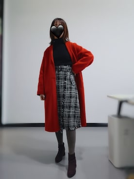 「DIRECTOIRE（ディレクトワール）のアイテム」を使った、禾绿蒂さん（レディース・168cm）の春コーディネート