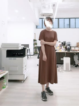 「Arpege story（アルページュストーリー）のアイテム（ワンピース/ドレス）」を使った、禾绿蒂さん（レディース・168cm）の夏コーディネート