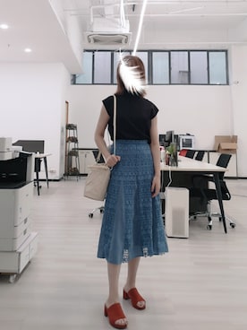 禾绿蒂さん（レディース・168cm）の秋コーディネート