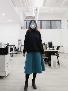 「vanessabruno（ヴァネッサブリューノ）のアイテム」を使った、禾绿蒂さん（レディース・168cm）の春コーディネート