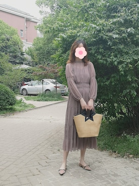 禾绿蒂さん(レディース・168cm)の春コーディネート