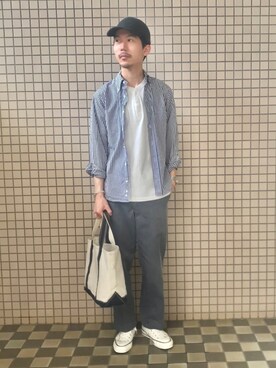 katsuさん（メンズ・172cm）の夏コーディネート