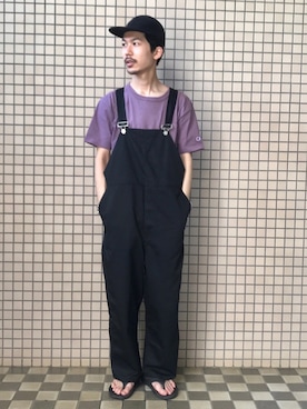 「Base MFG（ベースエムエフジー）のアイテム」を使った、katsuさん（メンズ・172cm）の夏コーディネート