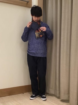 「RED KAP（レッドキャップ）のアイテム（パンツ）」を使った、katsuさん（メンズ・172cm）の秋コーディネート