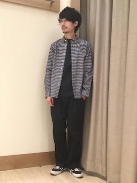 「RED KAP（レッドキャップ）のアイテム（パンツ）」を使った、katsuさん（メンズ・172cm）の冬コーディネート