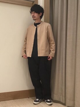 「RED KAP（レッドキャップ）のアイテム（パンツ）」を使った、katsuさん（メンズ・172cm）の冬コーディネート