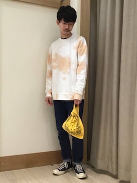 「orslow」｜「アイテム（スウェット）」を使った、katsuさん（メンズ・172cm）の春コーディネート