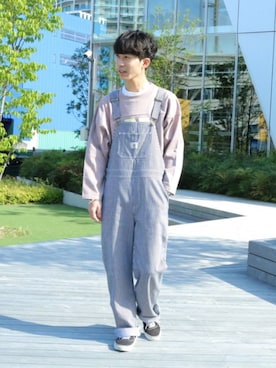 「FREDY&GLOSTER」｜「アイテム（オールインワン・サロペット）」を使った、katsuさん（メンズ・172cm）の春コーディネート