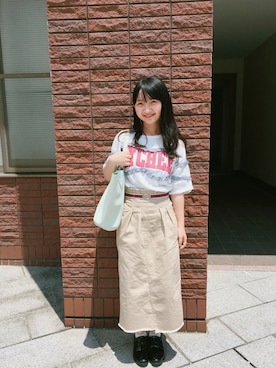「AS KNOW AS PINKY（アズノゥアズピンキー）のアイテム（その他シューズ）」を使った、_mikidayoさん（レディース・158cm）の秋コーディネート