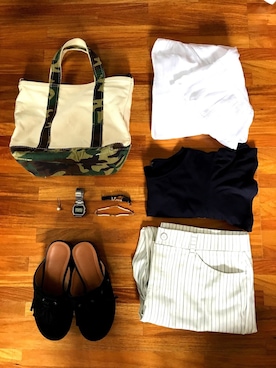 「no brand（ノーブランド）のアイテム（アンクレット）」を使った、siii_さん（レディース・156cm）の夏コーディネート