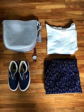 「シルバーバッグ」｜siii_さん（レディース・156cm）の夏コーディネート