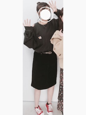 「H&M（エイチ・アンド・エム）のアイテム（その他）」を使った、maiめろさん（レディース・159cm）の春コーディネート