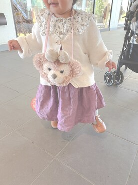 「next（next）のアイテム（ワンピース/ドレス）」を使った、ぱんちゃん  さん（キッズ・70cm）の春コーディネート