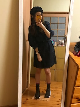 「アイテム（バングル/リストバンド）」を使った、ぺいさん（レディース・155cm・20代）の秋コーディネート