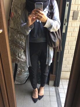 「TRES（トレ）のアイテム」を使った、Hitomiさん（レディース・154cm）の秋コーディネート