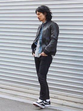 「URBAN RESEARCH（アーバンリサーチ）のアイテム（ジャケット/アウター）」を使った、Decoさん（メンズ・170cm）の春コーディネート