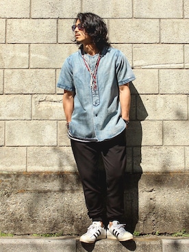 Decoさん（メンズ・170cm）の夏コーディネート