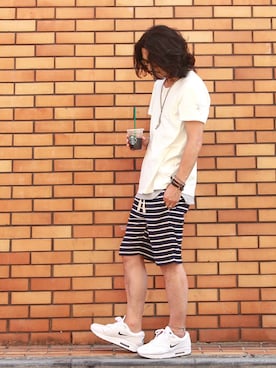 「glamb（グラム）のアイテム」を使った、Decoさん（メンズ・170cm）の夏コーディネート