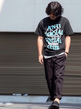「KEEN（キーン）のアイテム（サンダル）」を使った、Decoさん（メンズ・170cm）の夏コーディネート