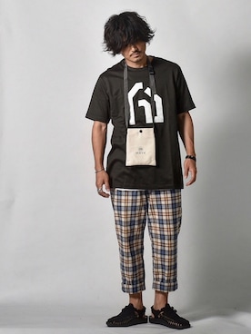 「KEEN（キーン）のアイテム（サンダル）」を使った、Decoさん（メンズ・170cm）の秋コーディネート