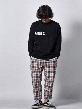 「YARD PLUS（ヤードプリュス）のアイテム（パンツ）」を使った、Decoさん（メンズ・170cm）の秋コーディネート