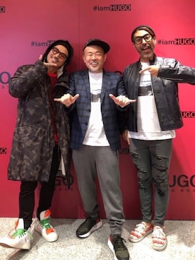 「HUGO×ZOZO」｜Decoさん（メンズ・170cm）の秋コーディネート