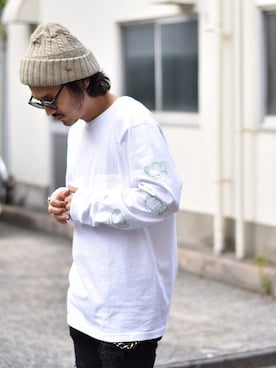 「MAYK（メイク）のアイテム（トップス）」を使った、Decoさん（メンズ・170cm）の秋コーディネート