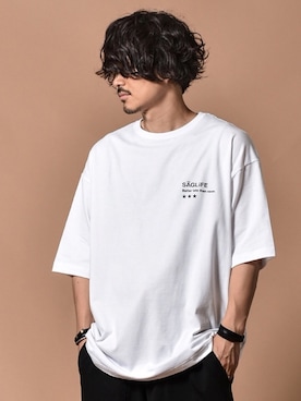 「SAGLiFE（サグライフ）のアイテム」を使った、Decoさん（メンズ・170cm）の夏コーディネート