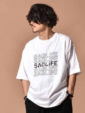 「SAGLiFE（サグライフ）のアイテム」を使った、Decoさん（メンズ・170cm）の夏コーディネート