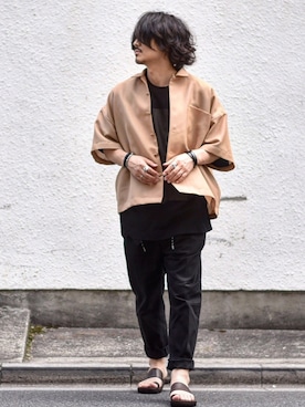 「CoSTUME NATIONAL（コスチュームナショナル）のアイテム」を使った、Decoさん（メンズ・170cm）の夏コーディネート