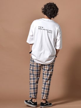 「SAGLiFE（サグライフ）のアイテム」を使った、Decoさん（メンズ・170cm）の夏コーディネート