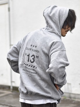 「Starting Over（スターティングオーバー）のアイテム（パーカー）」を使った、Decoさん（メンズ・170cm）の秋コーディネート