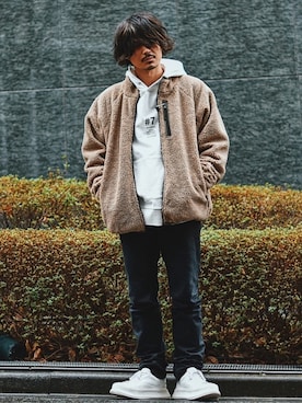 「Starting Over（スターティングオーバー）のアイテム（ジャケット/アウター）」を使った、Decoさん（メンズ・170cm）の冬コーディネート