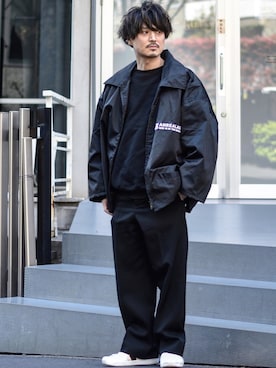 「order（オーダー）のアイテム（トップス）」を使った、Decoさん（メンズ・170cm）の春コーディネート