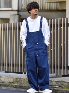 「masterkey（マスターキー）のアイテム」を使った、Decoさん（メンズ・170cm）の春コーディネート
