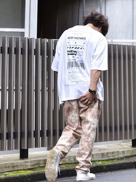 「Starting Over（スターティングオーバー）のアイテム（Tシャツ/カットソー）」を使った、Decoさん（メンズ・170cm）の夏コーディネート