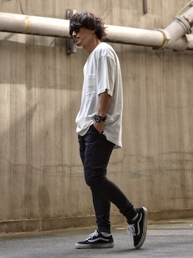 「LIL VENDARS（リルヴェンダース）のアイテム」を使った、Decoさん（メンズ・170cm）の秋コーディネート