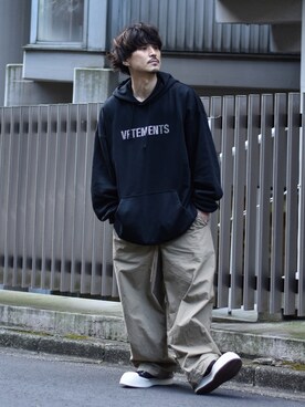 「marka（マーカ）のアイテム」を使った、Decoさん（メンズ・170cm）の秋コーディネート
