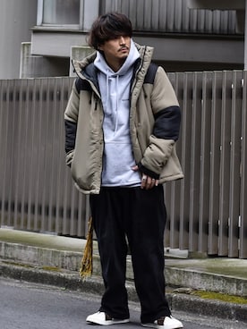 「Starting Over（スターティングオーバー）のアイテム（ジャケット/アウター）」を使った、Decoさん（メンズ・170cm）の冬コーディネート