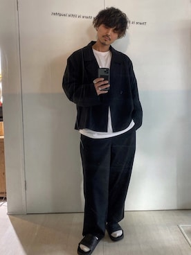 「Starting Over（スターティングオーバー）のアイテム（その他アウター）」を使った、Decoさん（メンズ・170cm）の春コーディネート