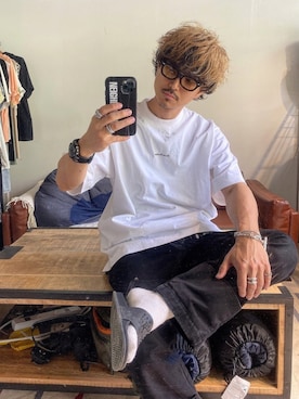 「PHILIPPE AUDIBERT（フィリップ オーディベール）のアイテム」を使った、Decoさん（メンズ・170cm）の夏コーディネート