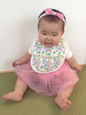「baby ampersand（ベビーアンパサンド）のアイテム」を使った、poyoさん（キッズ・70cm）の秋コーディネート